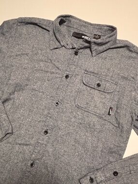 Mens Rusty Long Sleeve 100% Cotton Button Down Shirt Size XL